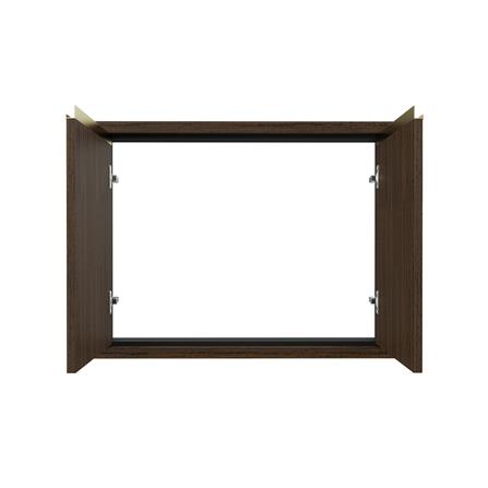 บานซิงค์คู่เรียบ JUPITER JUVENTAS 87x67 ซม. สี DARK TEAK_2