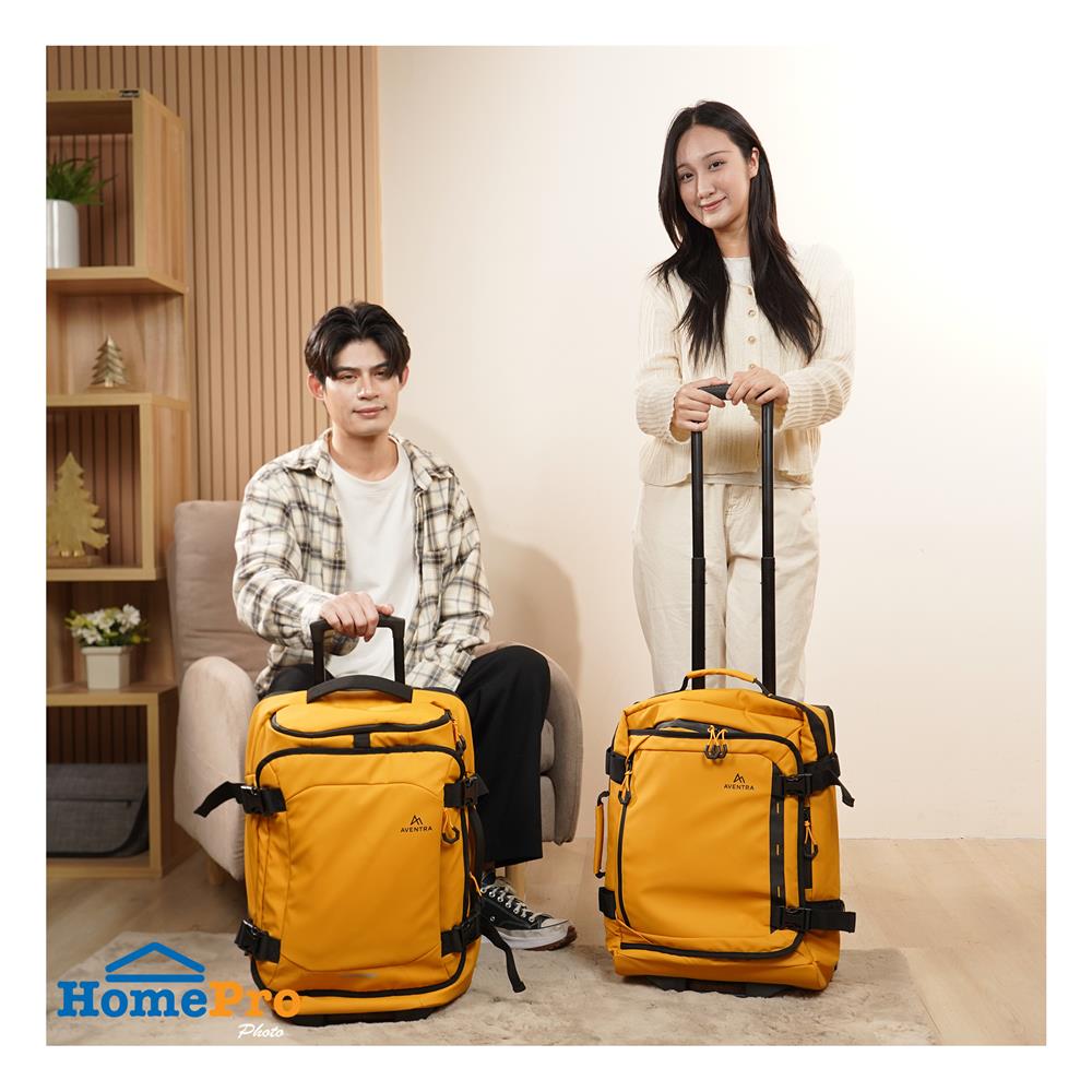 กระเป๋าเดินทางผ้า 20 นิ้ว AVENTRA ASPEN สีเหลือง