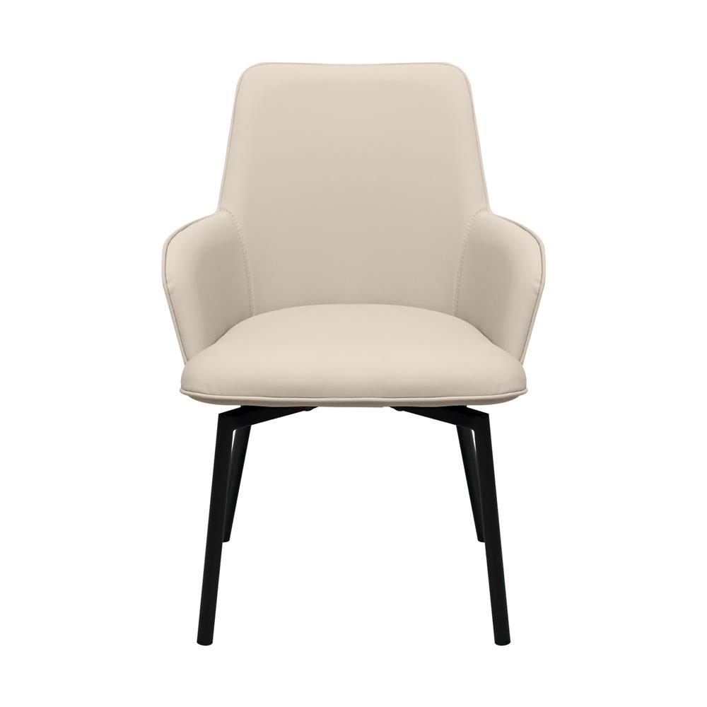 เก้าอี้ทานข้าวหมุนได้ BENETTA SERENO สีเบจ