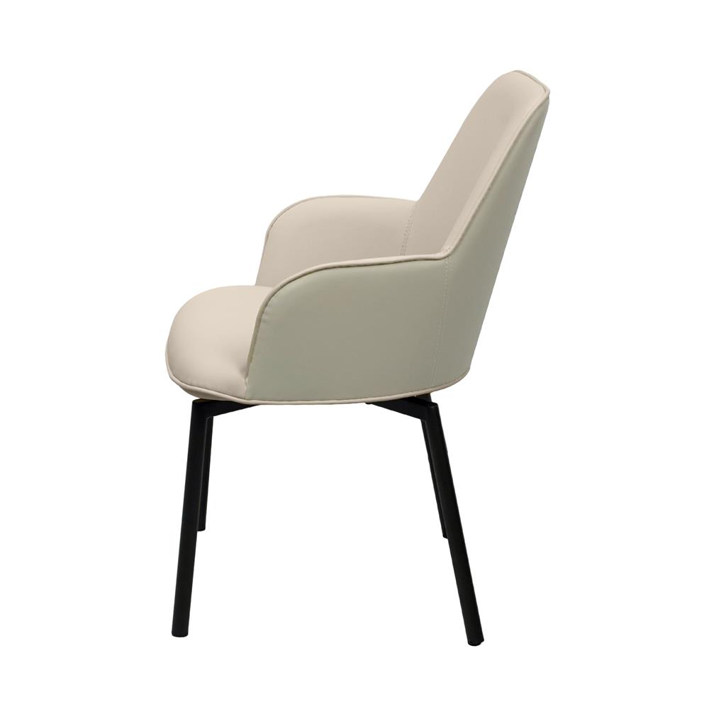 เก้าอี้ทานข้าวหมุนได้ BENETTA SERENO สีเบจ