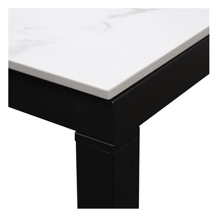 โต๊ะทานข้าว FURDINI VELINA 160 ซม. สีขาว/ดำ_3