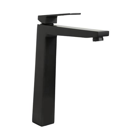 ก๊อกอ่างล้างหน้าเดี่ยว MOYA PLUS 8003-1A สีดำ_0