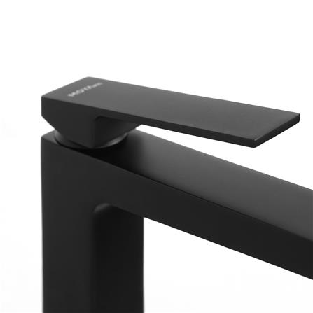 ก๊อกอ่างล้างหน้าเดี่ยว MOYA PLUS 8003-1A สีดำ_2