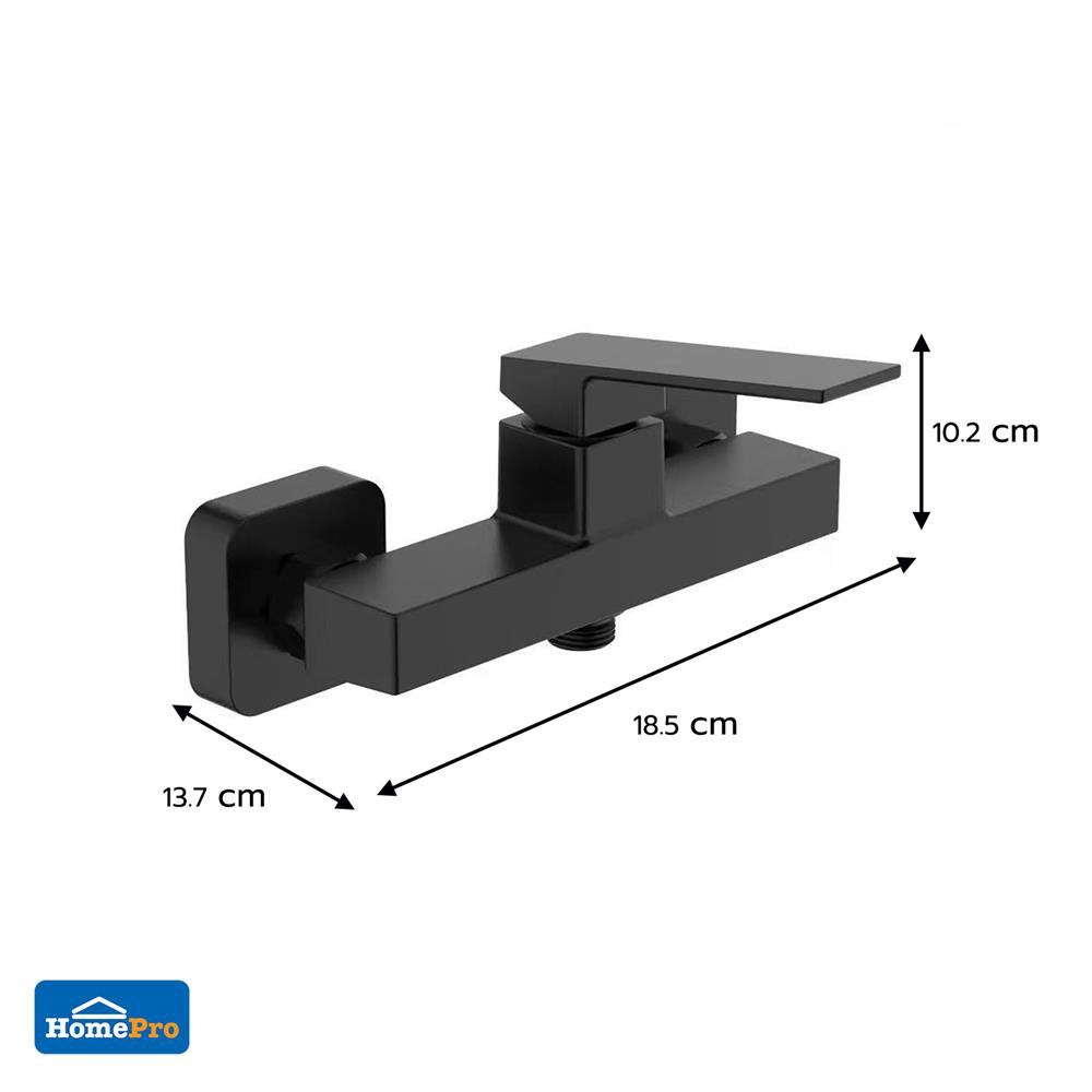 ก๊อกผสมยืนอาบ MOYA PLUS 8003-3 สีดำ
