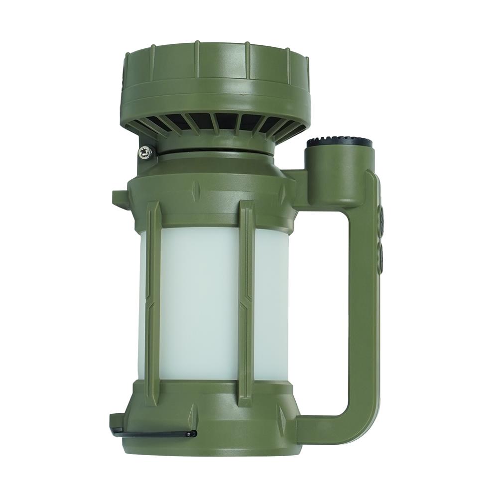 ไฟ LED แคมป์ปิ้งโซลาร์พร้อมพัดลม WORTH FL2525 160 ลูเมน DAYLIGHT