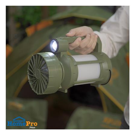 ไฟ LED แคมป์ปิ้งโซลาร์พร้อมพัดลม WORTH FL2525 160 ลูเมน DAYLIGHT_8