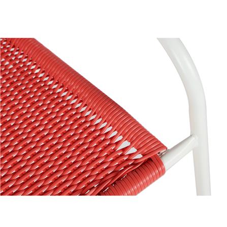 เก้าอี้หวายเทียม SPRING CLOUDY สีขาว/แดง_3