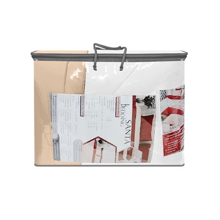 ผ้านวม SANTA BEDDING 70x90 นิ้ว สี BROWN/WHITE_2