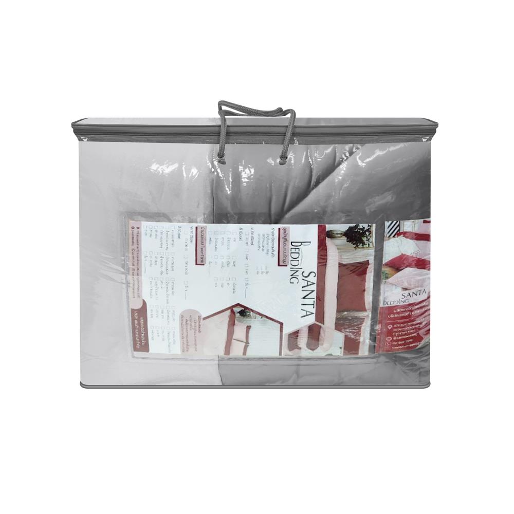 ผ้านวม SANTA BEDDING 100x90 นิ้ว สี LIGHT GREY/DARK GREY