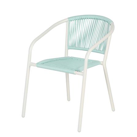 เก้าอี้หวายเทียม SPRING CLOUDY สีขาว/เขียว_0