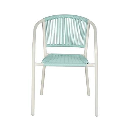 เก้าอี้หวายเทียม SPRING CLOUDY สีขาว/เขียว_1