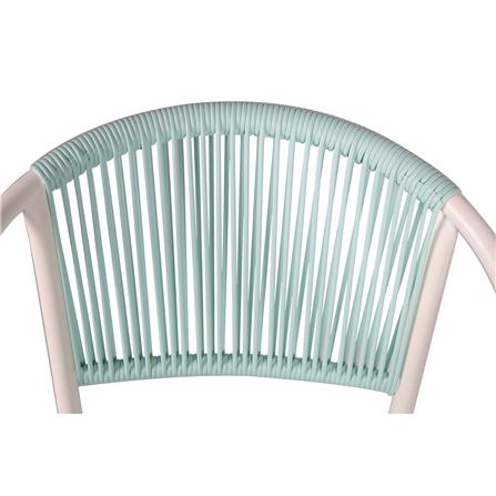 เก้าอี้หวายเทียม SPRING CLOUDY สีขาว/เขียว_2