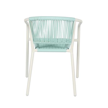 เก้าอี้หวายเทียม SPRING CLOUDY สีขาว/เขียว_5