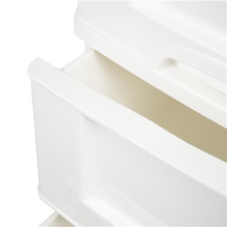 ตู้ลิ้นชัก 4 ชั้น STACKO MARU 41.8x50.9x101.7 ซม. สีขาว_3