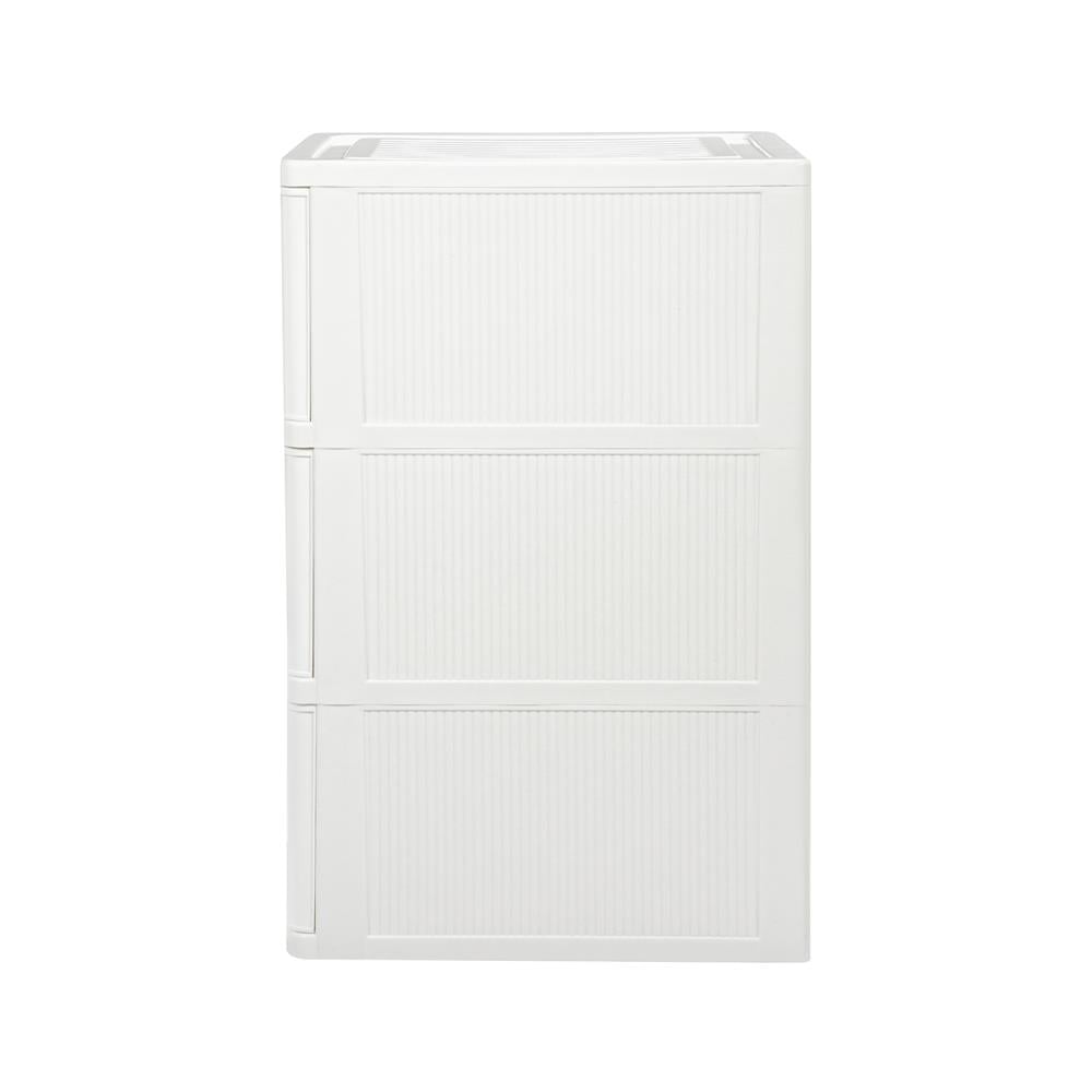 ตู้ลิ้นชัก 3 ชั้น STACKO MARU 41.8x50.9x77 ซม. สีขาว