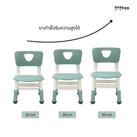 เก้าอี้เด็ก OYAKOO PLAYFUL CREATIONS HARPER สีเขียว/เทา_7