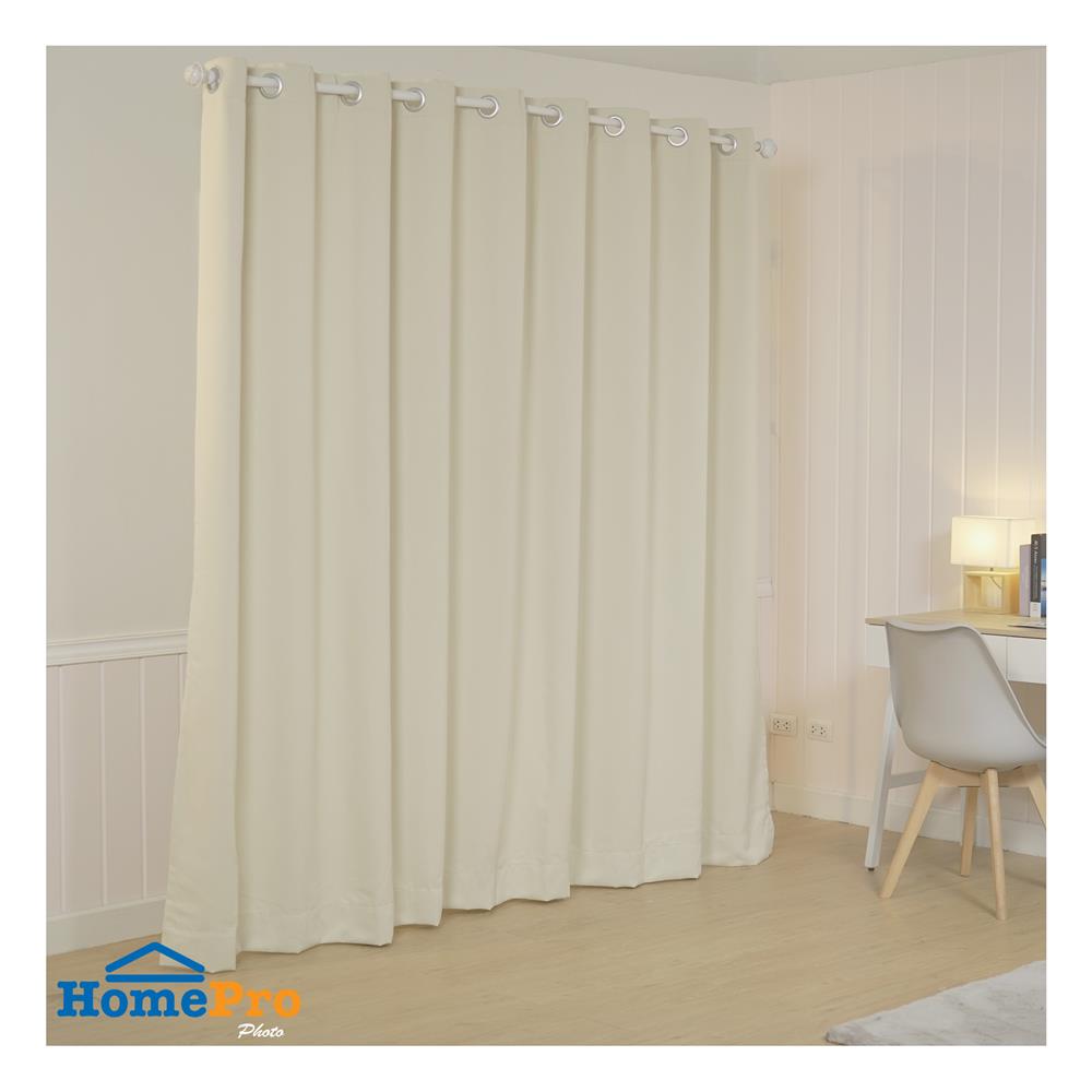 ผ้าม่าน EYELET HOME LIVING STYLE EASY UV 310X220 ซม. สีครีม
