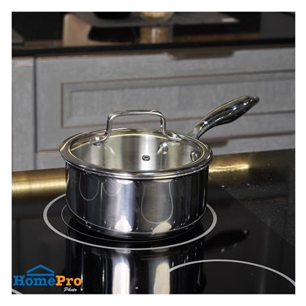 หม้อด้ามสเตนเลสพร้อมฝา 18 ซม. KECH BRAVE IH_4