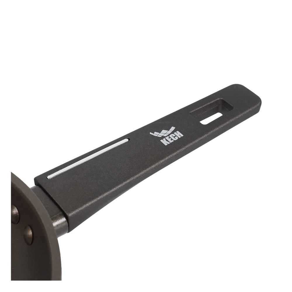 กระทะตื้น 20 ซม. KECH SABLE IH สีน้ำตาล