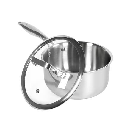 หม้อด้ามสเตนเลสพร้อมฝา 16 ซม. KECH BRAVE IH_2