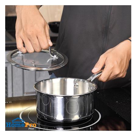 หม้อด้ามสเตนเลสพร้อมฝา 16 ซม. KECH BRAVE IH_5