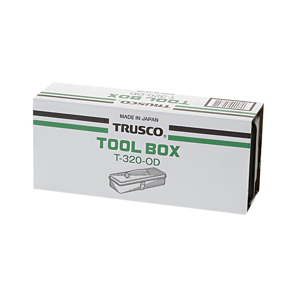 กล่องเครื่องมือเหล็ก 1 ช่อง TRUSCO T-320OD สีเขียวขี้ม้า