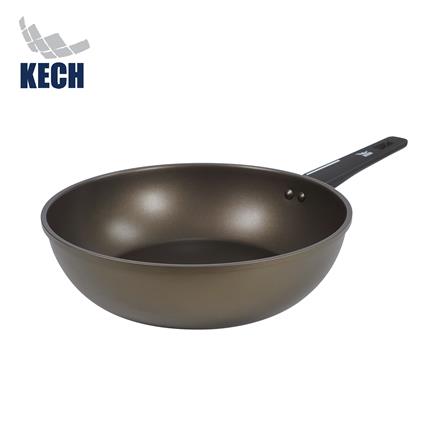 กระทะลึก 28 ซม. KECH SABLE IH สีน้ำตาล_0