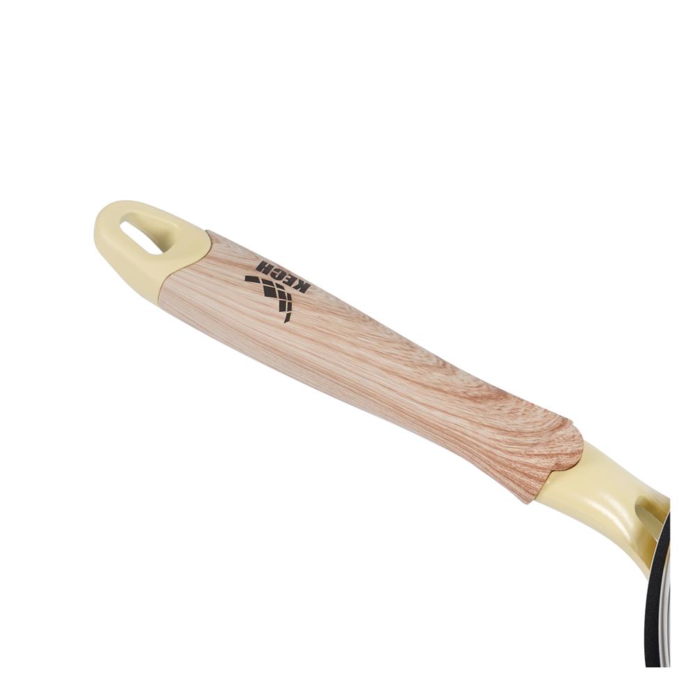 กระทะลึกพร้อมฝา 28 ซม. KECH ZIVA IH สีเหลือง