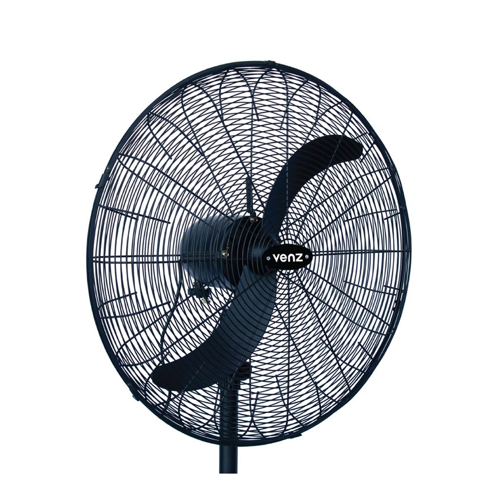 พัดลมอุตสาหกรรมขาเดี่ยว 26 นิ้ว VENZ FS-65 สีดำ