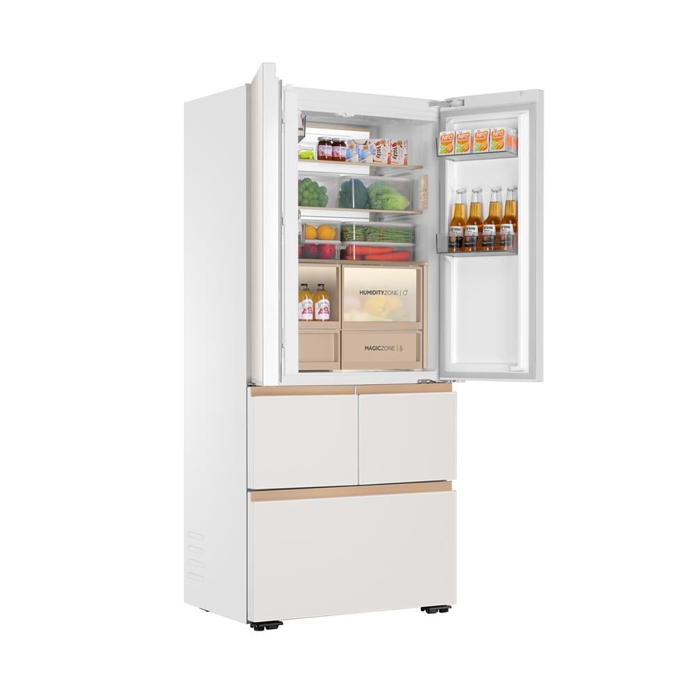 ตู้เย็น MULTI DOOR HAIER HRF-FD529I(MLW)GU1 18 คิว สีขาวครีม