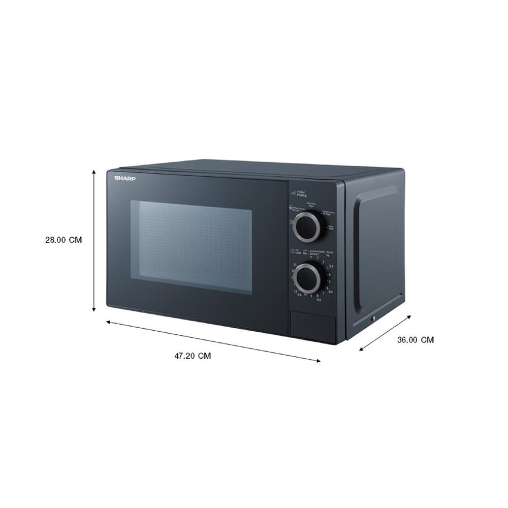 ไมโครเวฟ SHARP R-S25M5TA-B 25 ลิตร