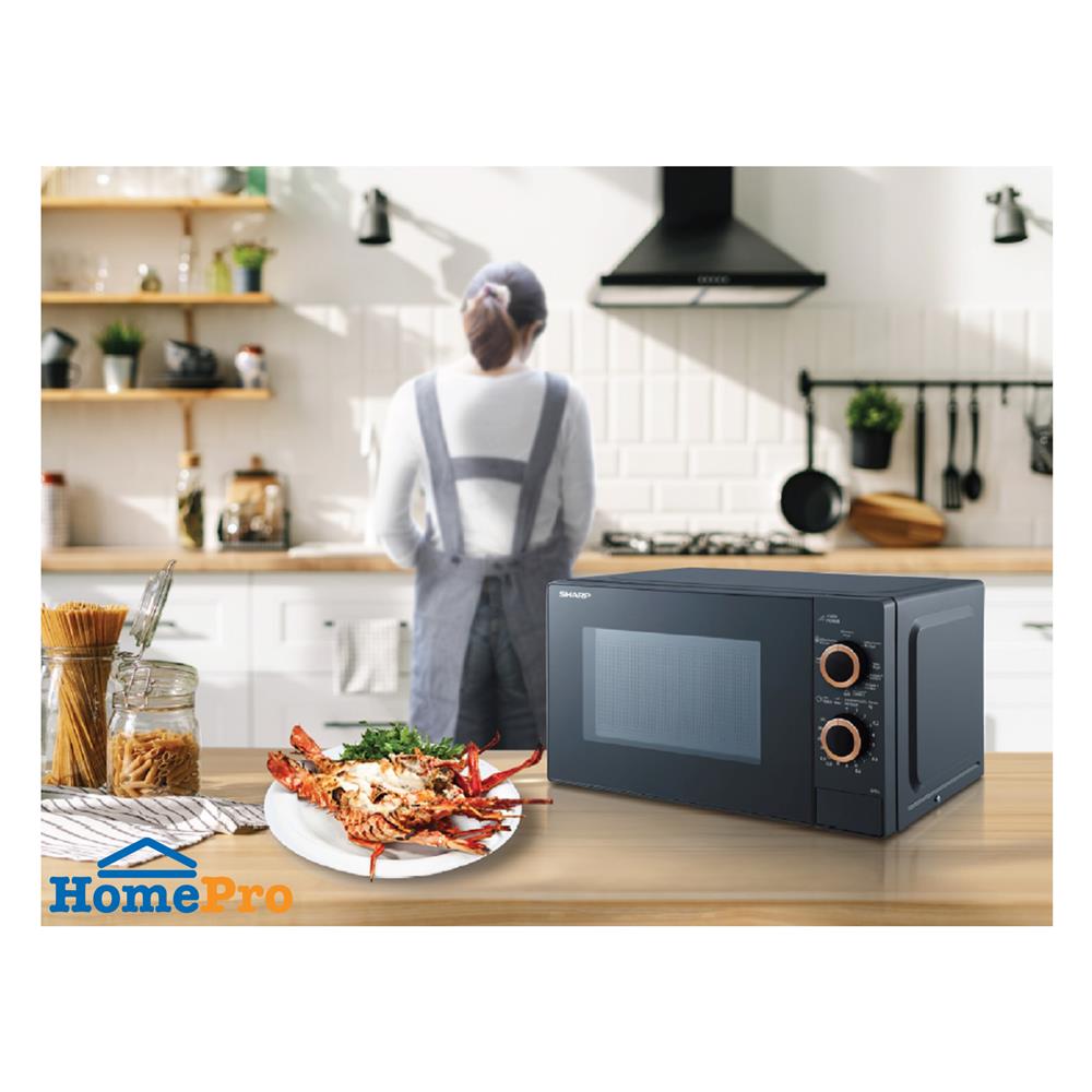 ไมโครเวฟ SHARP R-G20M5TA-B 20 ลิตร