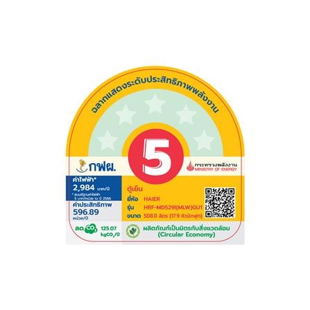 ตู้เย็น MULTI DOOR HAIER HRF-MD529I(MLW)GU1 17.9 คิว สีขาวครีม_8