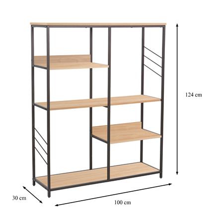 ชั้นวางของโล่ง FURDINI PORTER 100 ซม. สี NATURAL_2