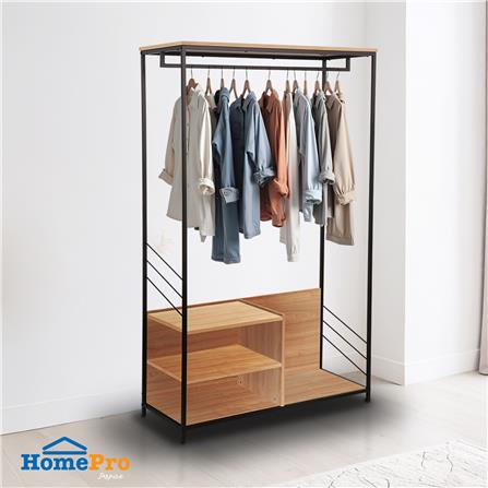 ตู้เสื้อผ้าบานโล่ง FURDINI PORTER 100 ซม. สี NATURAL_4