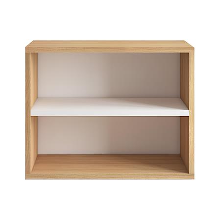 ชั้นวางของทึบ 2 ช่อง FURDINI AOMI NATURAL สี OAK/ขาว_1