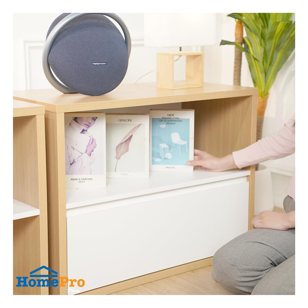 ชั้นวางของ 1 ช่อง 1 ลิ้นชัก FURDINI AOMI NT สี OAK/ขาว