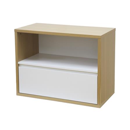 ชั้นวางของ 1 ช่อง 1 ลิ้นชัก FURDINI AOMI NT สี OAK/ขาว_0