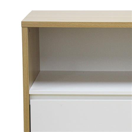 ชั้นวางของ 1 ช่อง 1 ลิ้นชัก FURDINI AOMI NT สี OAK/ขาว_2