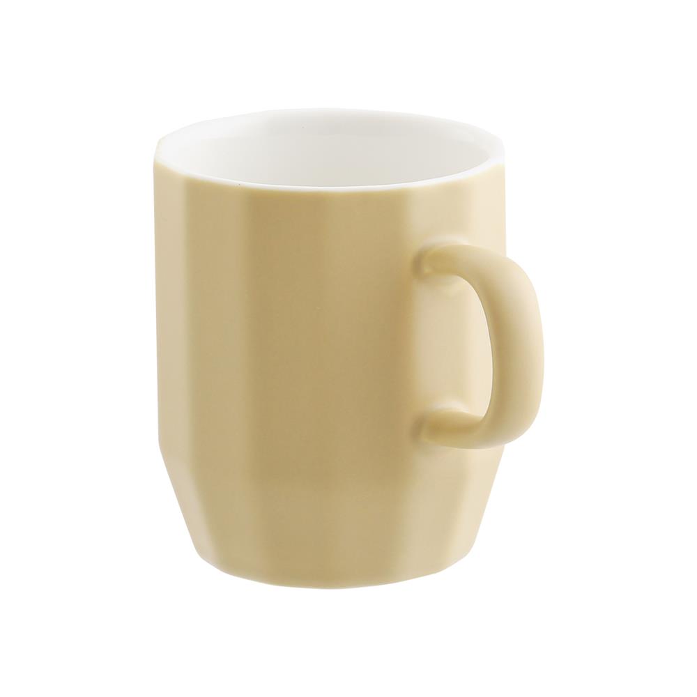 ถ้วยหู PORCELAIN 350 มล. KECH GRAZE สีเหลือง