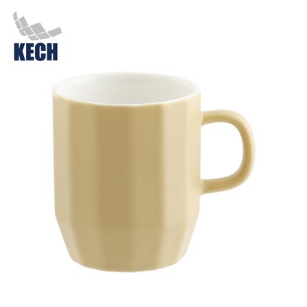 ถ้วยหู PORCELAIN 350 มล. KECH GRAZE สีเหลือง_0
