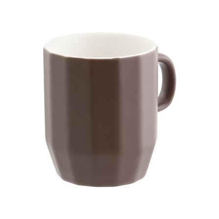 ถ้วยหู PORCELAIN 350 มล. KECH GRAZE สีน้ำตาล_1