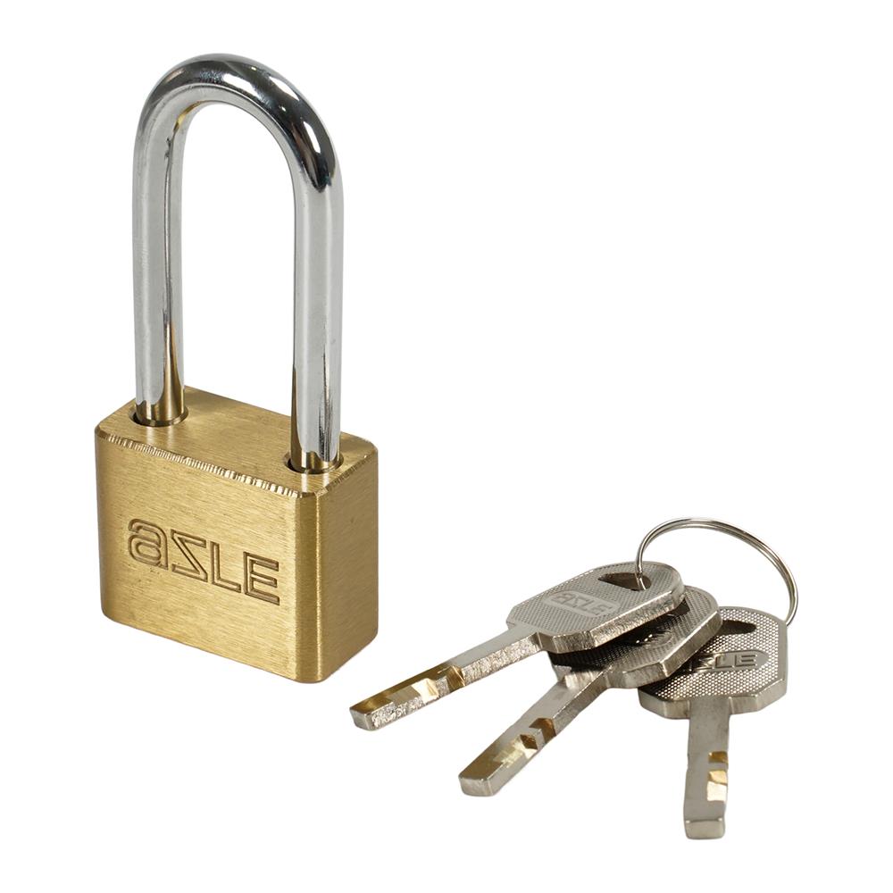 กุญแจลูกปืน AZLE PL4001BR 40 มม. สีทองเหลือง