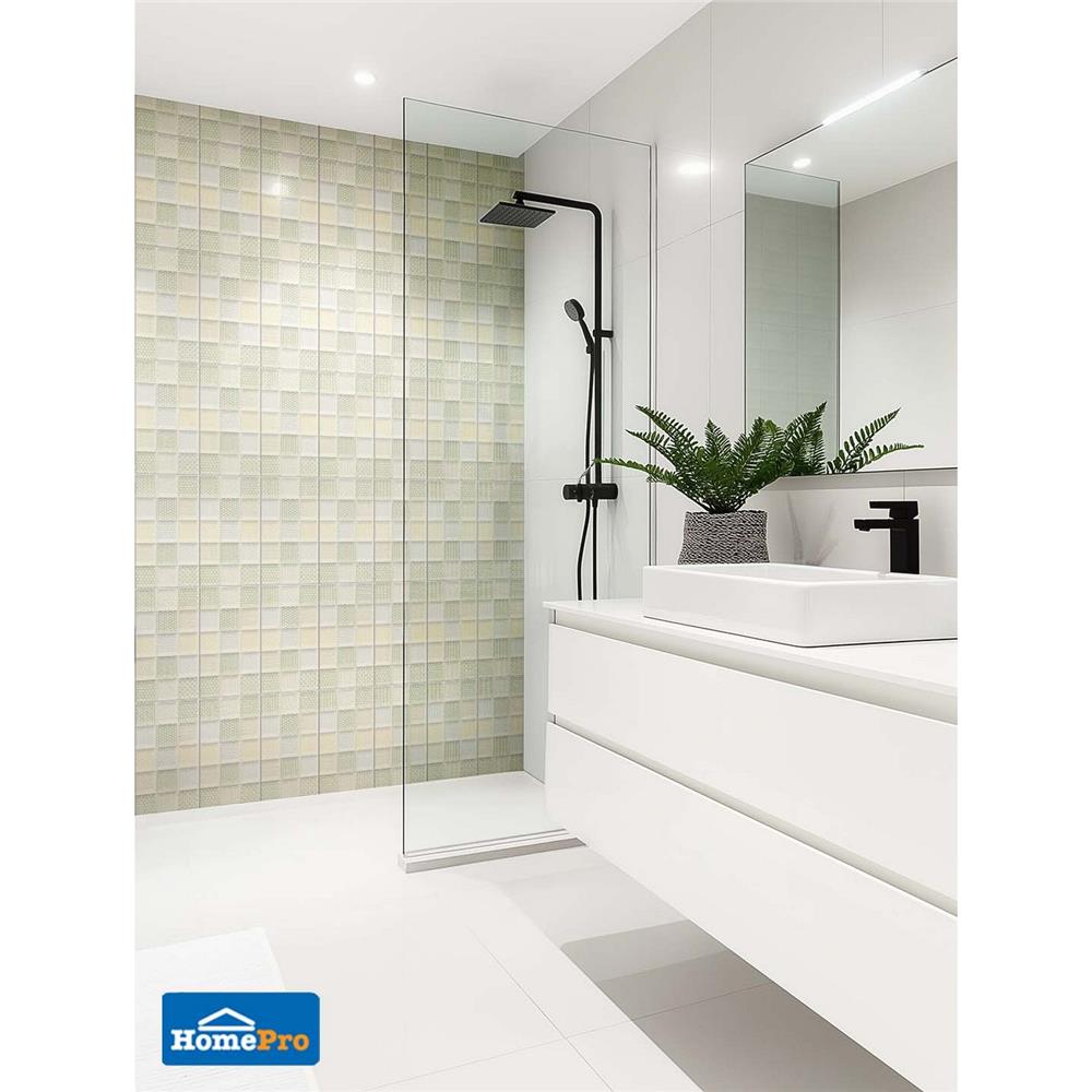 กระเบื้องผนัง 10x16 นิ้ว SOSUCO ศาลายา เขียว A 1 ตร.ม.