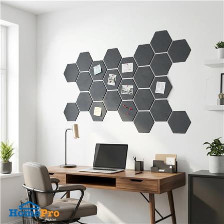 สติ๊กเกอร์บอร์ด HOME LIVING STYLE 15x17 ซม. สีเทาเข้ม_3