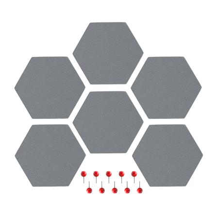 สติ๊กเกอร์บอร์ด HOME LIVING STYLE 15x17 ซม. สีเทา_0