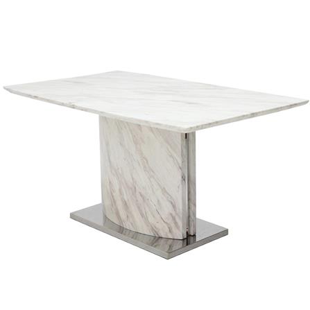 โต๊ะทานข้าว SB FURNITURE FESTO 19130123 150 ซม. สีขาว_0