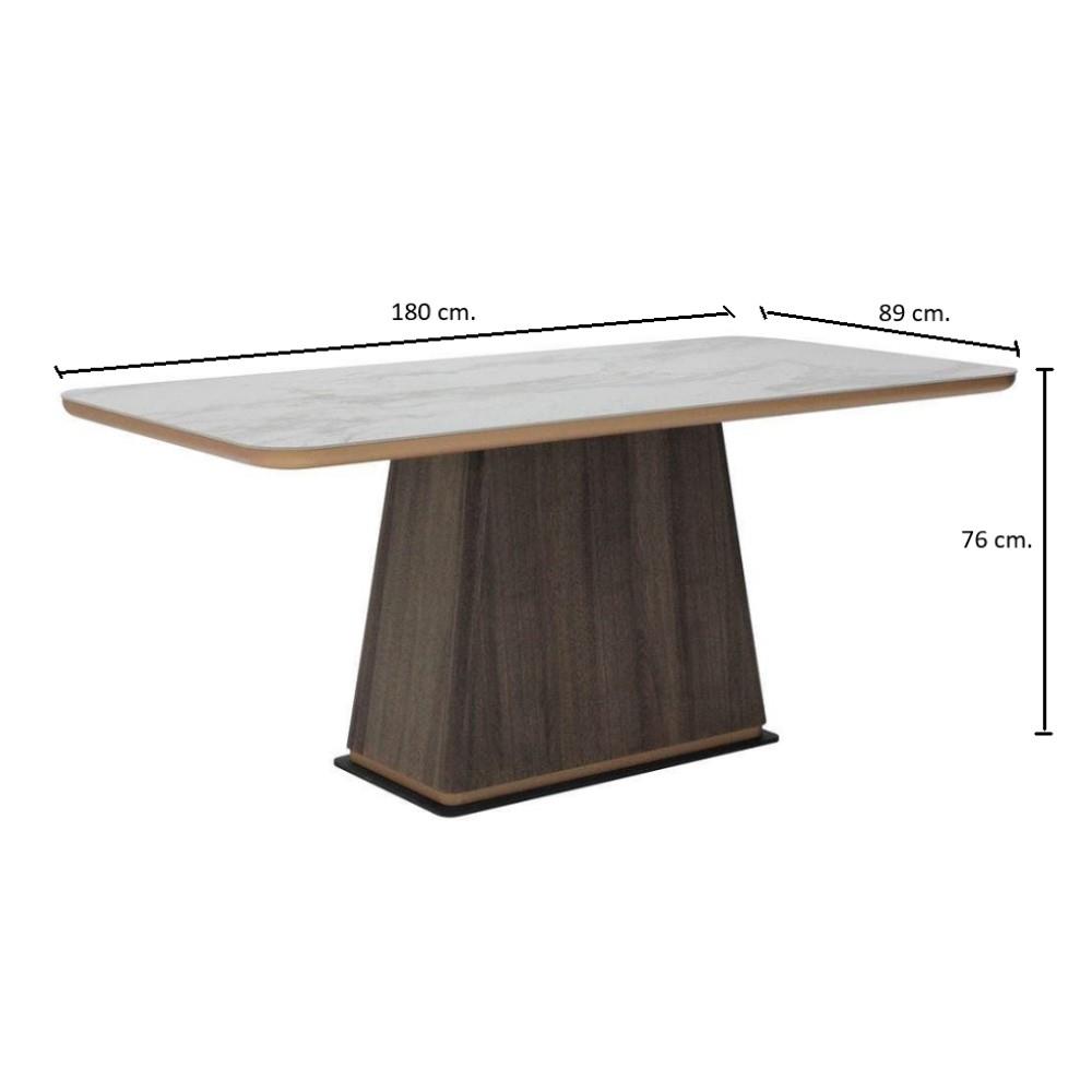 โต๊ะทานข้าว SB FURNITURE LORETTA 19184678 180 ซม. สีขาว