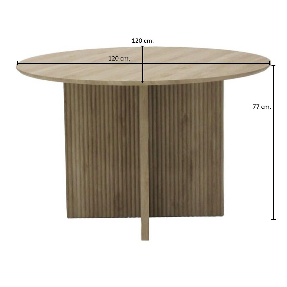 โต๊ะทานข้าว SB FURNITURE KALOLYN 19235031 120 ซม. สีน้ำตาล