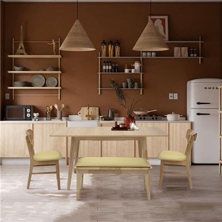 โต๊ะทานข้าว SB FURNITURE YUKARI 19201092 120 ซม. สีน้ำตาล_2